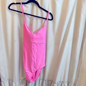 Aerie One Piece Bubble Gum Pink Swimsuit